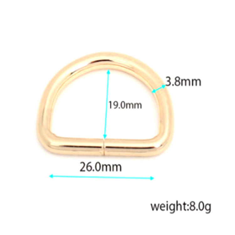 Металлическое D-кольцо 25 мм нового дизайна для сумочки